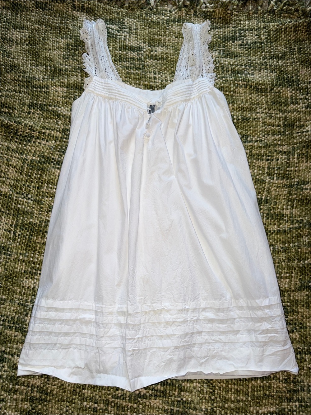 Sold/ not available NEW By Anthropologie Sleeveless Poplin Mini Dress SIZE S - Picture 4 of 8